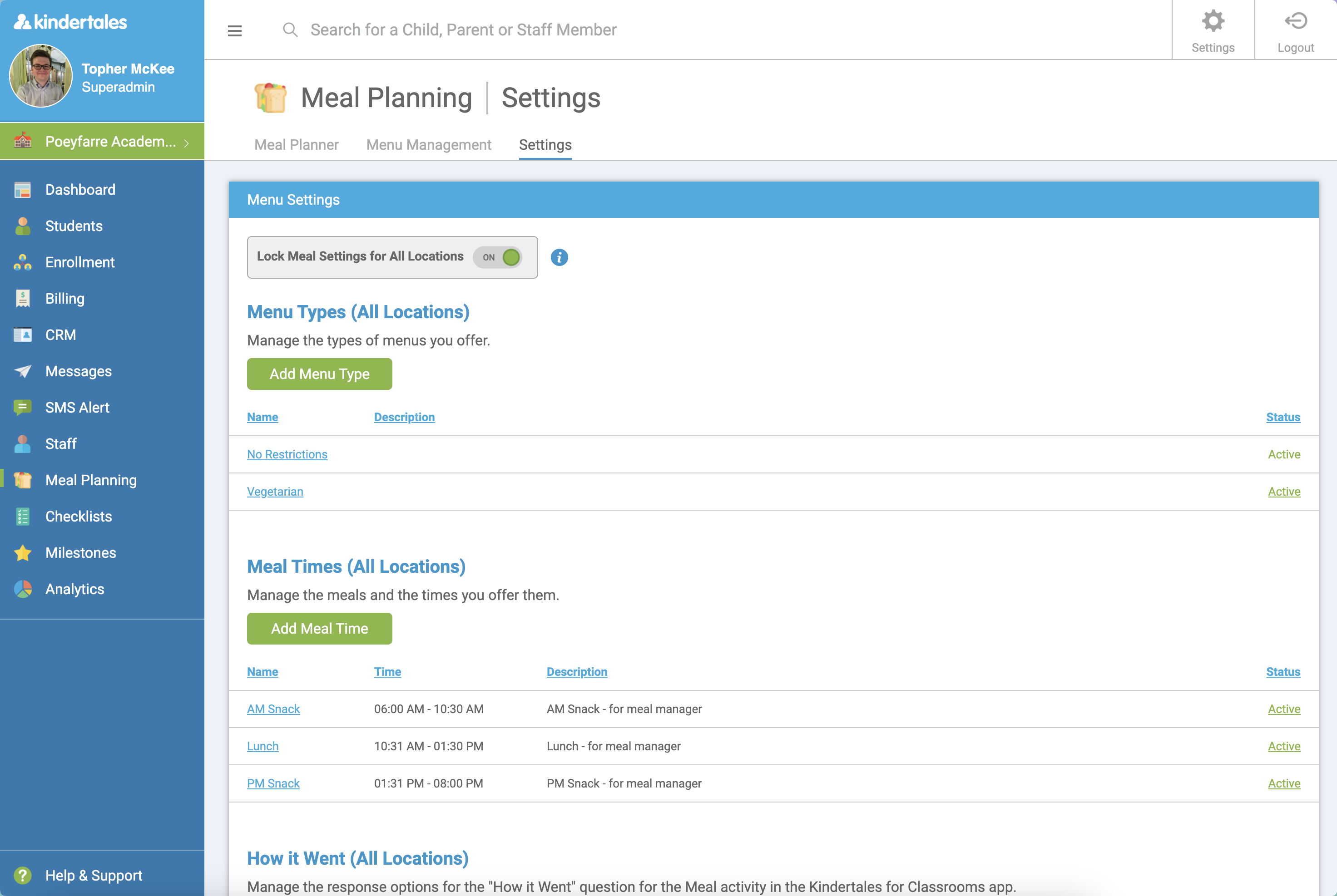 Meal Planning Part 1 – Overview