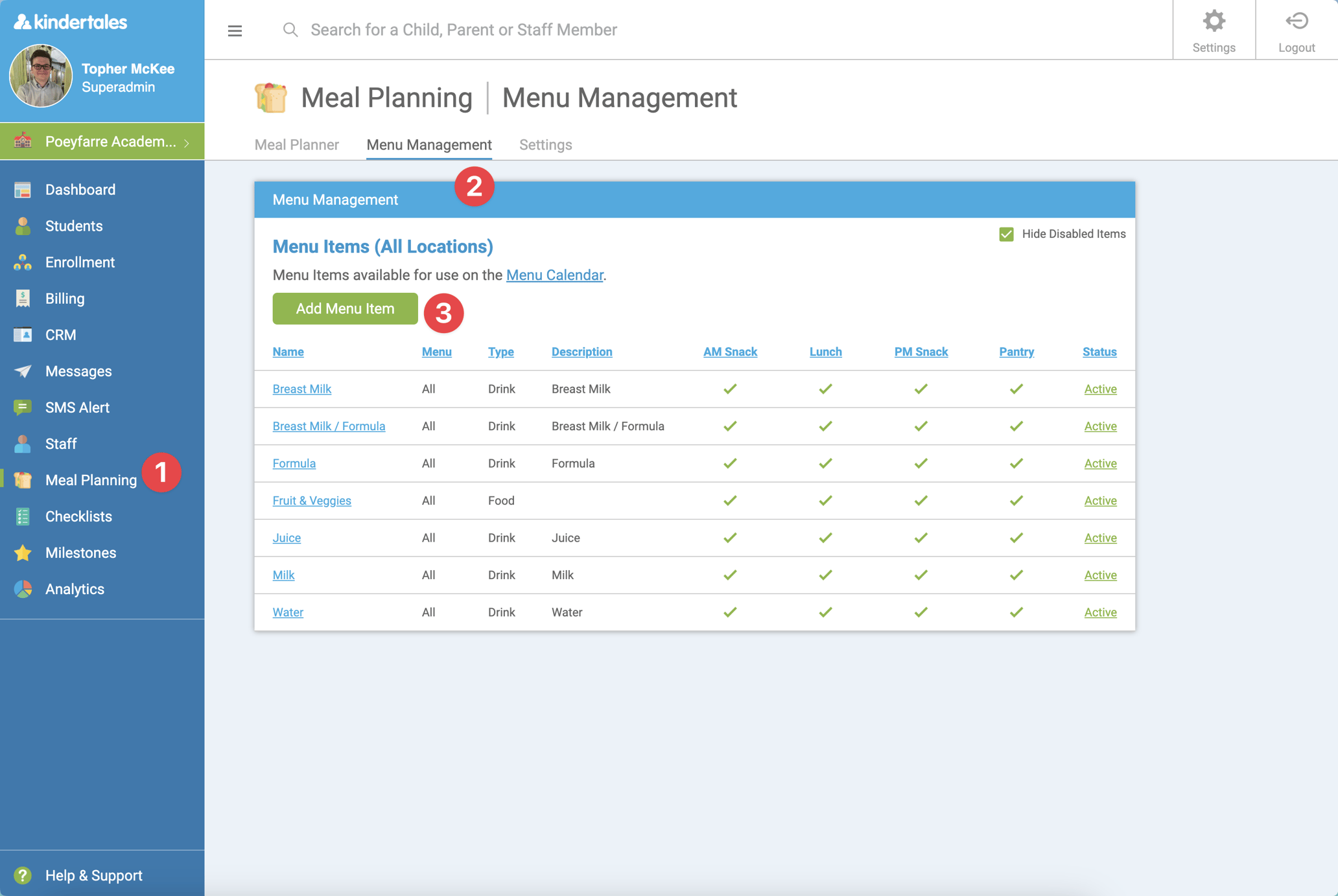 menu manager Images High Quality Grahic Meal Planning Part 3 – Menu Management