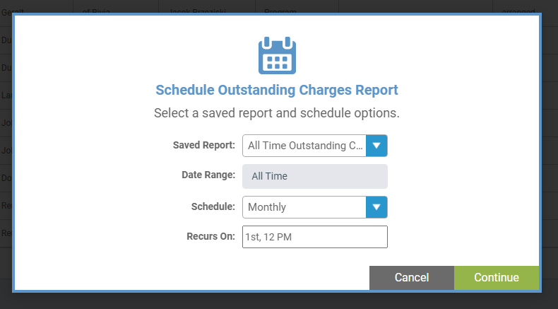 Report Saving and Scheduling